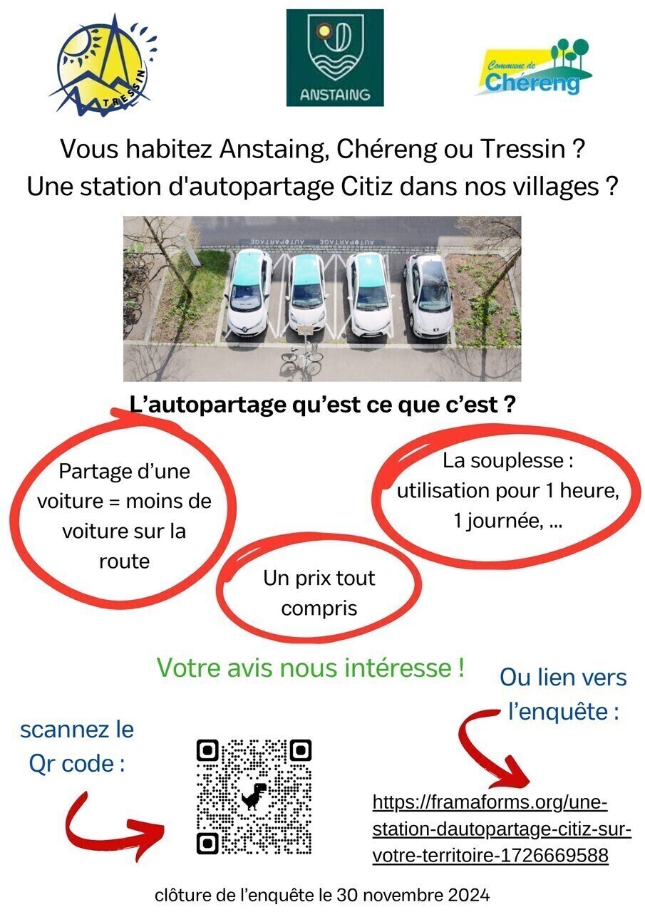 affiche auto partage