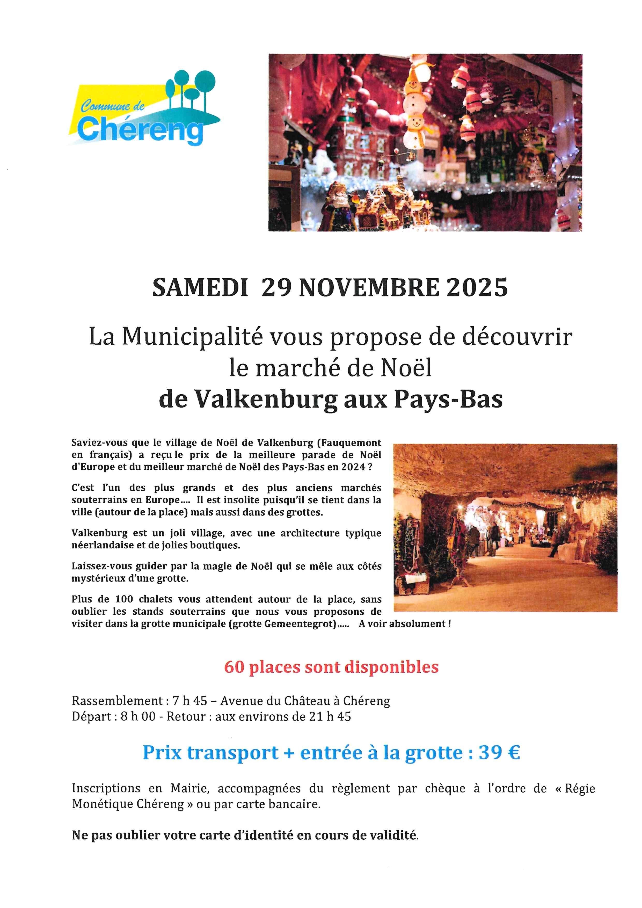sortie marché de noël 2025